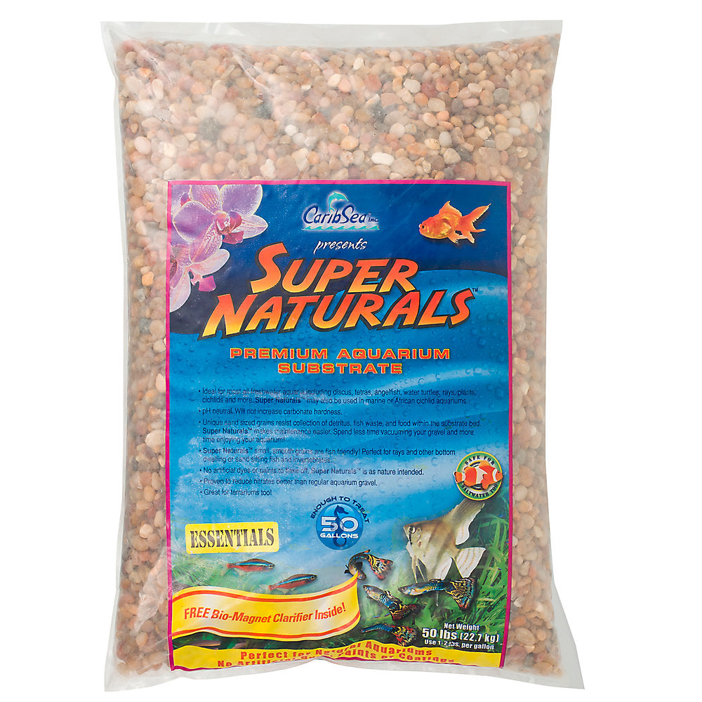 (5lbs) CaribSea Super Naturals Jelly Beans Freshwater Substrate
