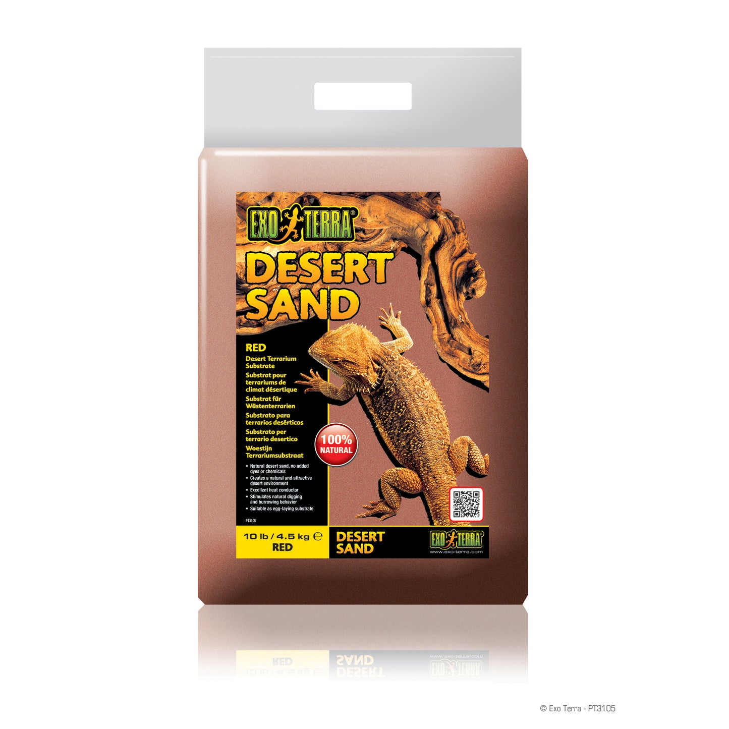 Exo Terra Desert Sand - Red - 10 lb (4.5 kg)
